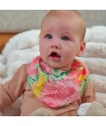 Bandana Bib | Pink Banksia | Cotton